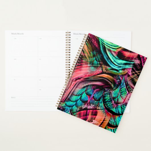 Colorful Tropical Oerwoud Planner (Display)