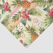 Colorful Tropical Pineapple Fruit Florence Pattern Tissuepapier (Detail)