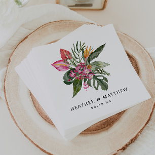 Colorful Tropical Servet