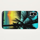 Colorful Tropical Sunset Beach Case-Mate iPhone Case (Achterkant (horizontaal))