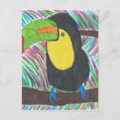 Colorful Tropical Toucan Briefkaart (Voorkant)