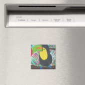 Colorful Tropical Toucan Magneet (Insitu (Vaatwasser))