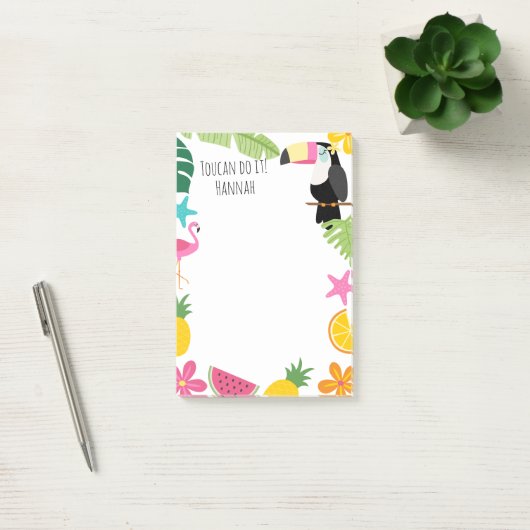Colorful Tropical Toucan Post-it® Notes (Kantoor)