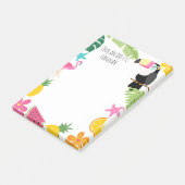 Colorful Tropical Toucan Post-it® Notes (Schuin)