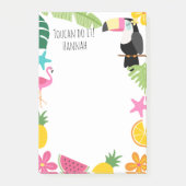 Colorful Tropical Toucan Post-it® Notes (Voorkant)