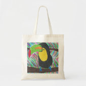 Colorful Tropical Toucan Tote Bag (Voorkant)
