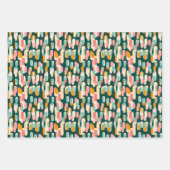 Colorful Tropicals: Monstera Oerwoud-omslagpapier Inpakpapier Vel (Voorkant 2)