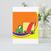 Colorful Truck Bedankkaart (Staand voorkant)