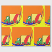 Colorful Truck Cadeaupapier (Vlak)