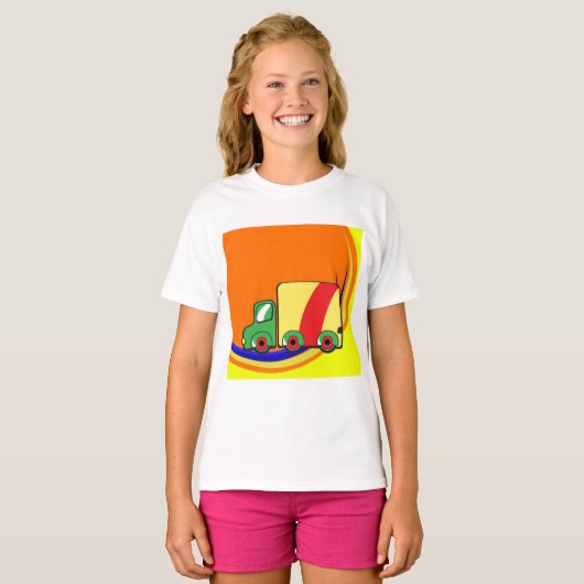 Colorful Truck T-shirt (Voorkant volledig)