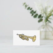 Colorful Trumpet Logo Visitekaartje (Staand voorkant)