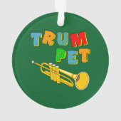 Colorful Trumpet Ornament (achterkant)