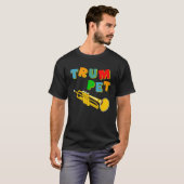 Colorful Trumpet T-shirt (Voorkant volledig)