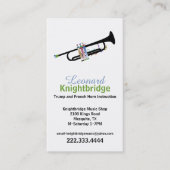 Colorful Trumpet Visitekaartje (Voorkant)