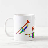 Colorful Trumpets Persoonlijk Koffiemok (Links)