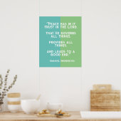 Colorful Trust in the Lord Poster (Keuken)