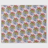 Colorful Tulip Bouquet Cadeaupapier (Vlak)