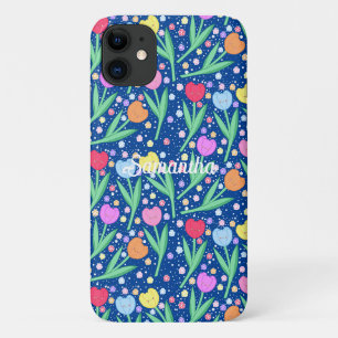 Colorful Tulip Flowers Case-Mate iPhone Case