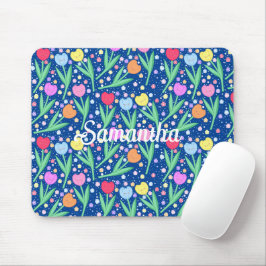 Colorful Tulip Flowers Muismat
