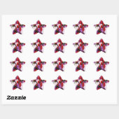 Colorful Tulip Flowers Stickers (Vel)