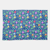 Colorful Tulip Flowers Theedoek (Horizontaal)