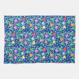 Colorful Tulip Flowers Theedoek