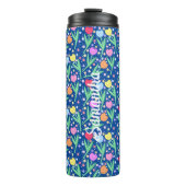 Colorful Tulip Flowers Thermosbeker (Voorkant)