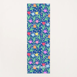Colorful Tulip Flowers Yogamat