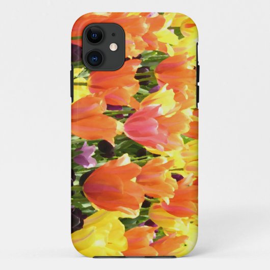Colorful Tulip Garden Case-Mate iPhone Case (Achterkant)