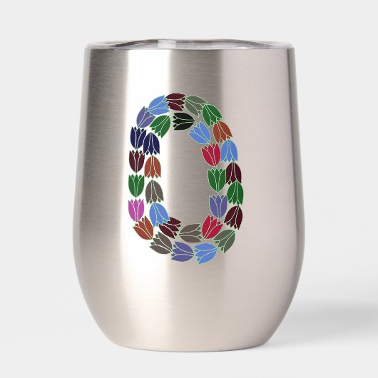 Colorful Tulip Lettered “O” (Achterkant)