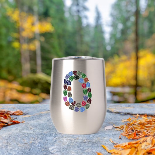 Colorful Tulip Lettered “O” (Buiten (Gedraaid)  )