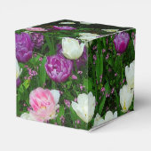 Colorful Tulips Bedankdoosjes (Achterkant)