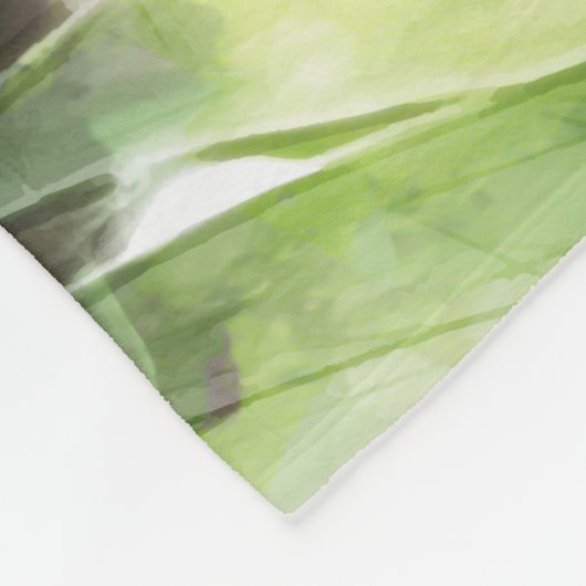 Colorful Tulips Fleece Deken (Hoek)