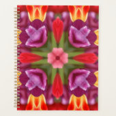 Colorful Tulips Kaleidoscoop Planner (Voorkant)