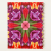 Colorful Tulips Kaleidoscoop Planner (Achterkant)