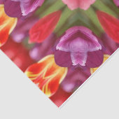 Colorful Tulips Kaleidoscoop Tissuepapier (Detail)
