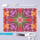 Colorful Tulips Kaleidoscoop Tissuepapier (Craft)