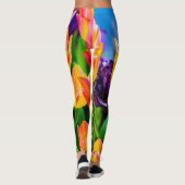 Colorful Tulips Leggings (Achterkant)