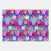 Colorful Tulips Pattern Inpakpapier Vel (Voorkant 2)