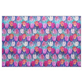 Colorful Tulips Pattern Stof (Fat Quarter)
