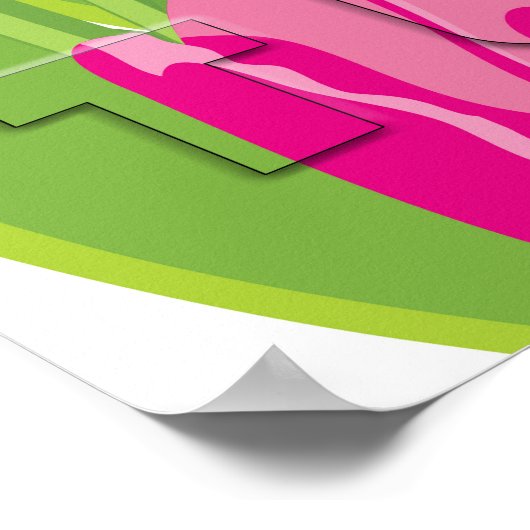 Colorful Tulips Poster (Hoek)