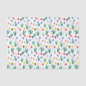 Colorful Tulips  Tissuepapier (Voorkant)