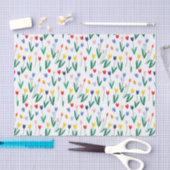 Colorful Tulips  Tissuepapier (Craft)