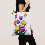 Colorful Tulips Tote Bag (Dichtbij)