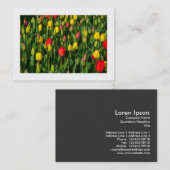 Colorful Tulips Visitekaartje (Voorkant / Achterkant)
