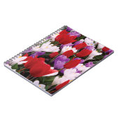 Colorful Tulp Flowers Spiral Notitieboek (Linkerzijde)
