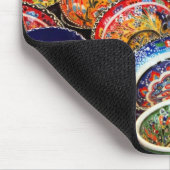 Colorful Turkey BOwl Mousepad Muismat (Hoek)
