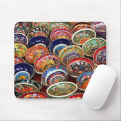 Colorful Turkey BOwl Mousepad Muismat (Met muis)