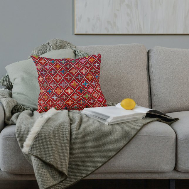 Colorful Turkey Carpet Rug Antiek Kilim Kussen (Creator heeft geüpload)