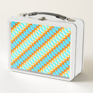 Colorful Turquoise Blue Oranje Yellow Pattern